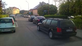 dwie swinie i brak przejazdu