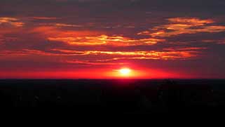 piekny wschod slonca