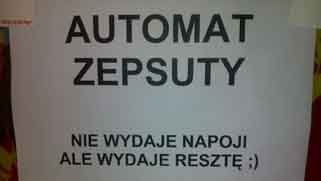   automat zepsuty 2009 